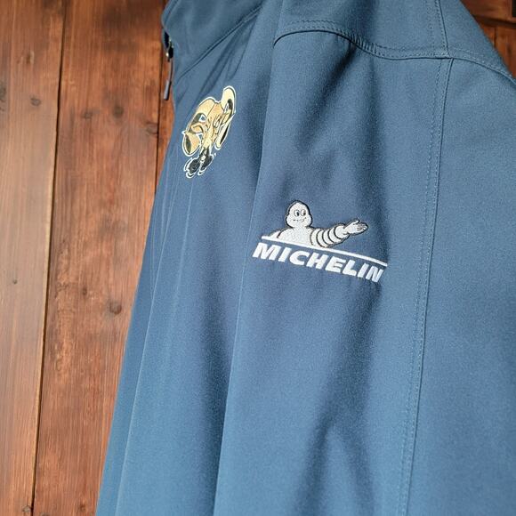 Men 4XL Michelin US9 Ardmore OK Port Authority Jacket Blue Mr. Bibb Logo Unique - Picture 12 of 14